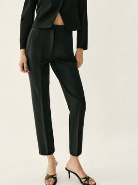 ZARA Black High Waisted Pants - Size Small